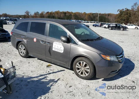 2014 Honda Odyssey Exl из США, поврежденный, VIN 5FNRL5H62EB118368